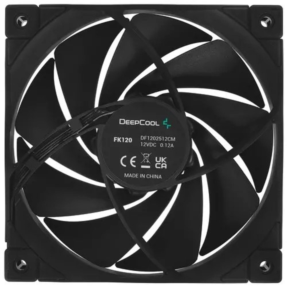 Вентилятор Case fan Deepcool FK120 (120x120x25mm, 4pin,PWM) (R-FK120-BKNPF1-G-1)