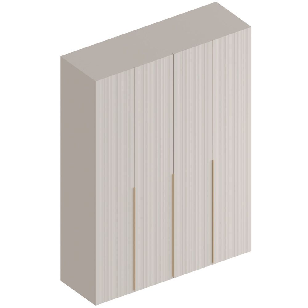 Шкаф 4-ств для одежды "Тефия" 1600 (Софт сантьяго/Тефия), МФ Велес, г. Туймазы