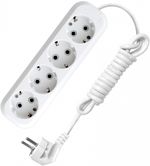 Удлинитель 3м, 4 гнезда, ПВС 3х1, с заземл.конт, Универсал E-304, 16972---