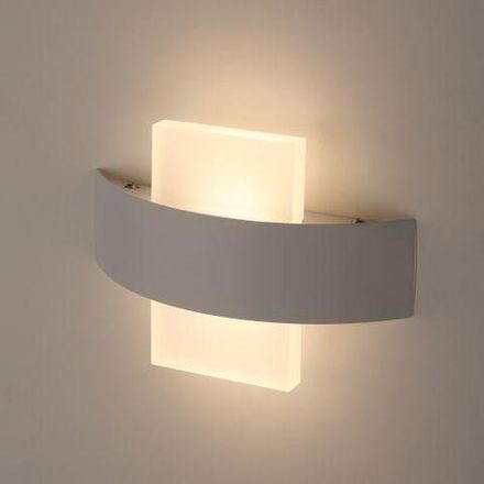 Светильник WL7 WH+WH декор. подсветка светодиод. 6Вт IP54 бел. ЭРА Б0034604