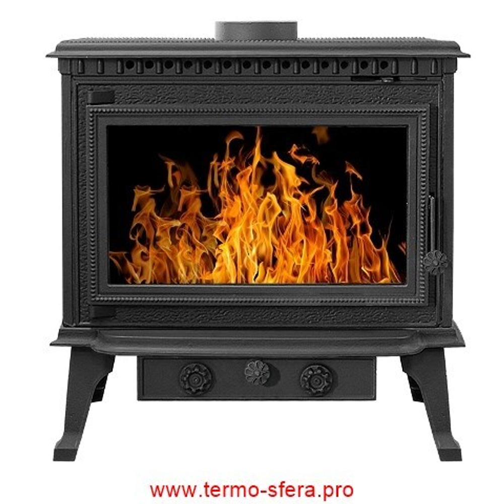Печь-камин Везувий RICH-15 "Антрацит"