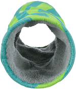 Тоннель для грызунов Trixie Cuddly Tunnel, размер 15х35см., серый / зелёный