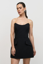 Платье корсетное мини
