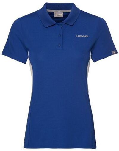 Футболка для девочки Head Club Tech Polo Shirt - Blue