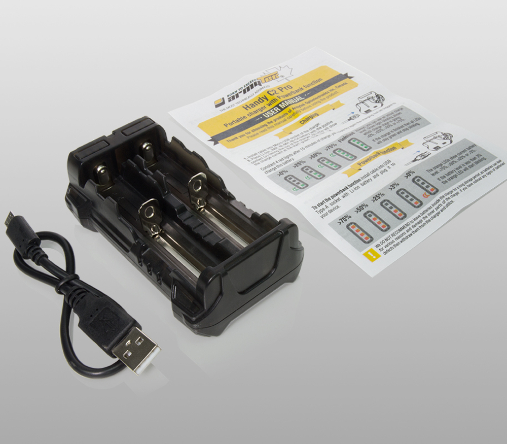 Зарядное Armytek Handy C2 Pro с Powerbank