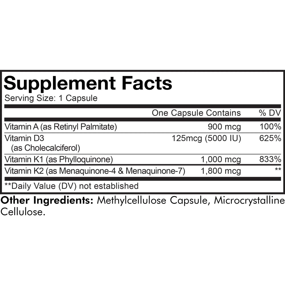 A D K Vitamins+ 180 капсул CodeAge