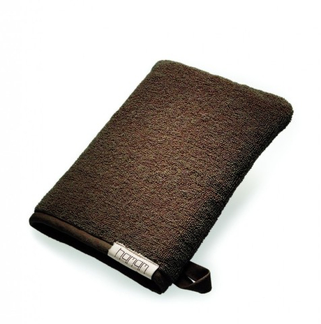 Рукавичка для бани 16x21 Hamam Galata Plain Soft шоколадная