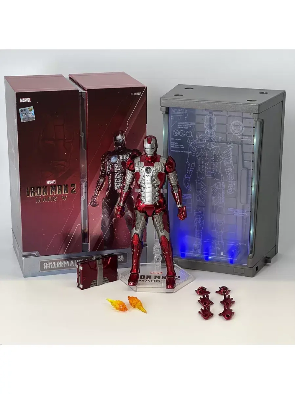 Фигурка Железный человек Marvel ZD Toys 1908-05 Mark 5