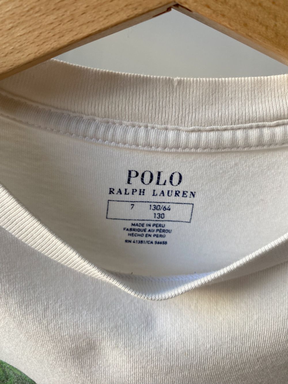 Хлопковая футболка  Ralph Lauren, 122