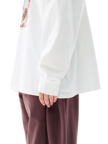 Белый хлопковый лонгслив COASTAL LIFE