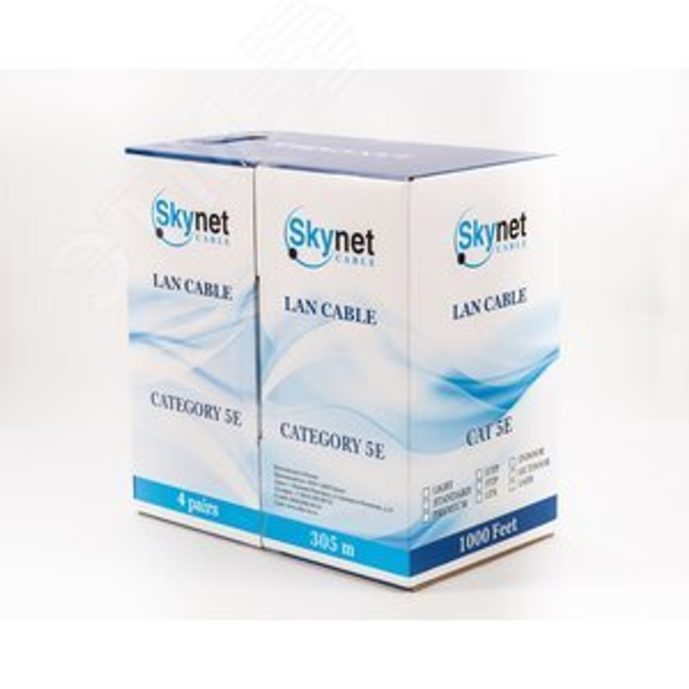 Витая пара F/UTP кат 5e 4х2х0.48 AWG24 Standart PVC IN FTP 4x2x0,5 5е in/Cu. SkyNet
