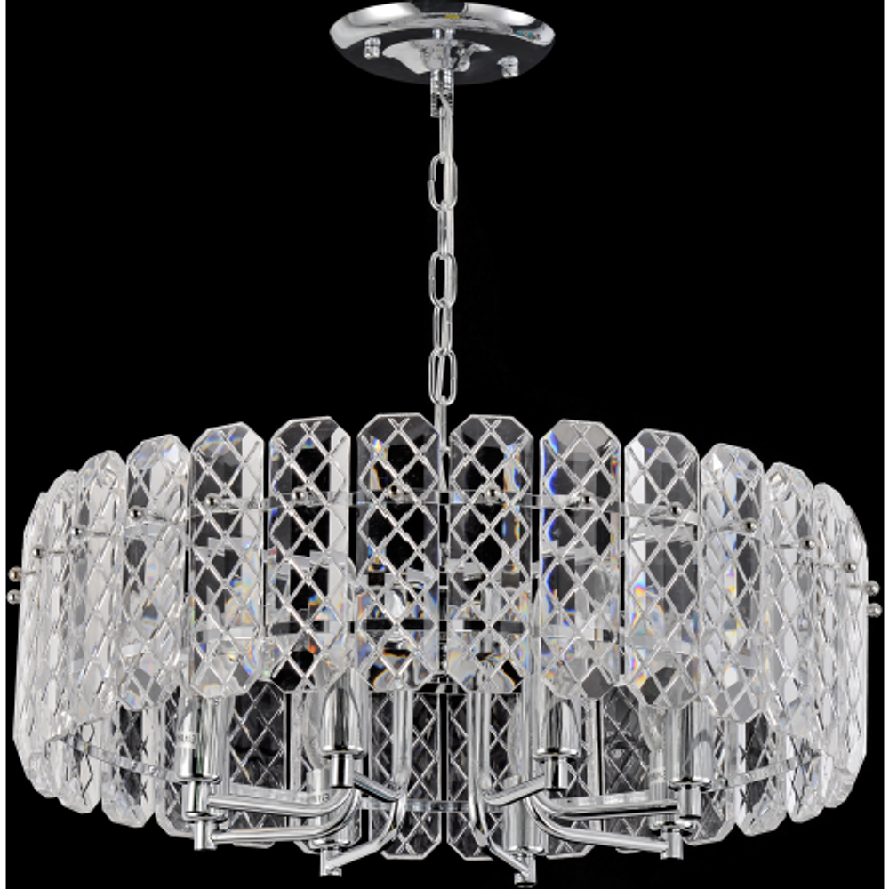 Люстра Rivoli Whitney 1050-308 8 х Е14 40 Вт хрусталь | Rivoli