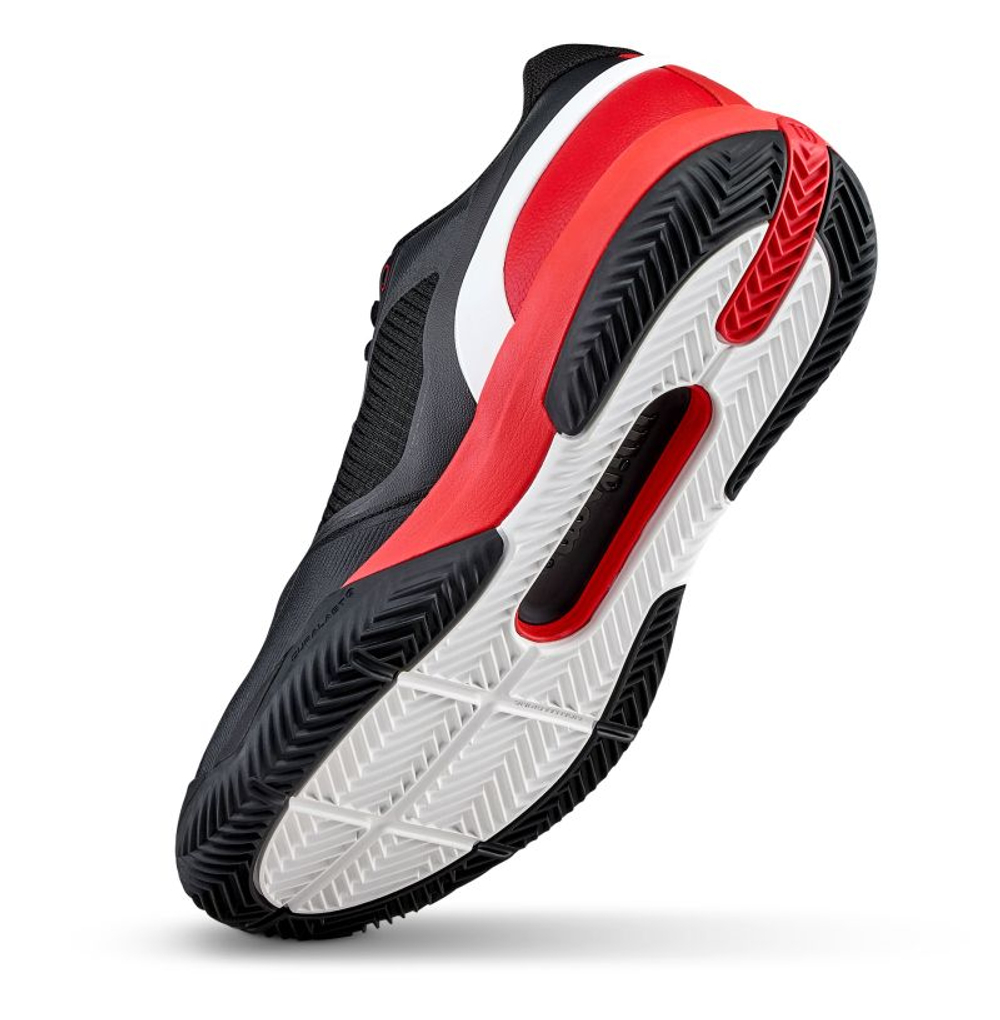 Мужские теннисные кроссовки Wilson Rush Pro 5 Clay - black/infrared/white