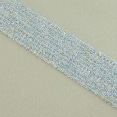 Нитка Топаз 39 см. 4,5 мм. (Без замка)