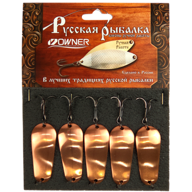 Блесна колеб. Русская рыбалка Шторлинг Большой 14гр 58мм 1шт -