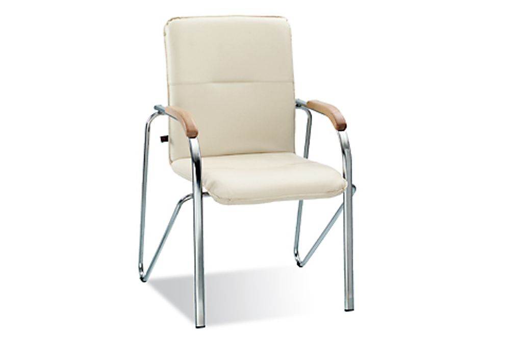 Стул мягкий для посетителей  (искусственная кожа)