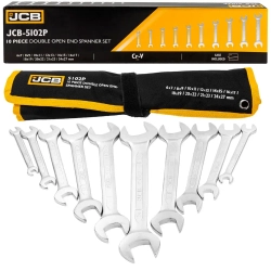 Набор ключей рожковых 10пр. JCB JCB-5102P