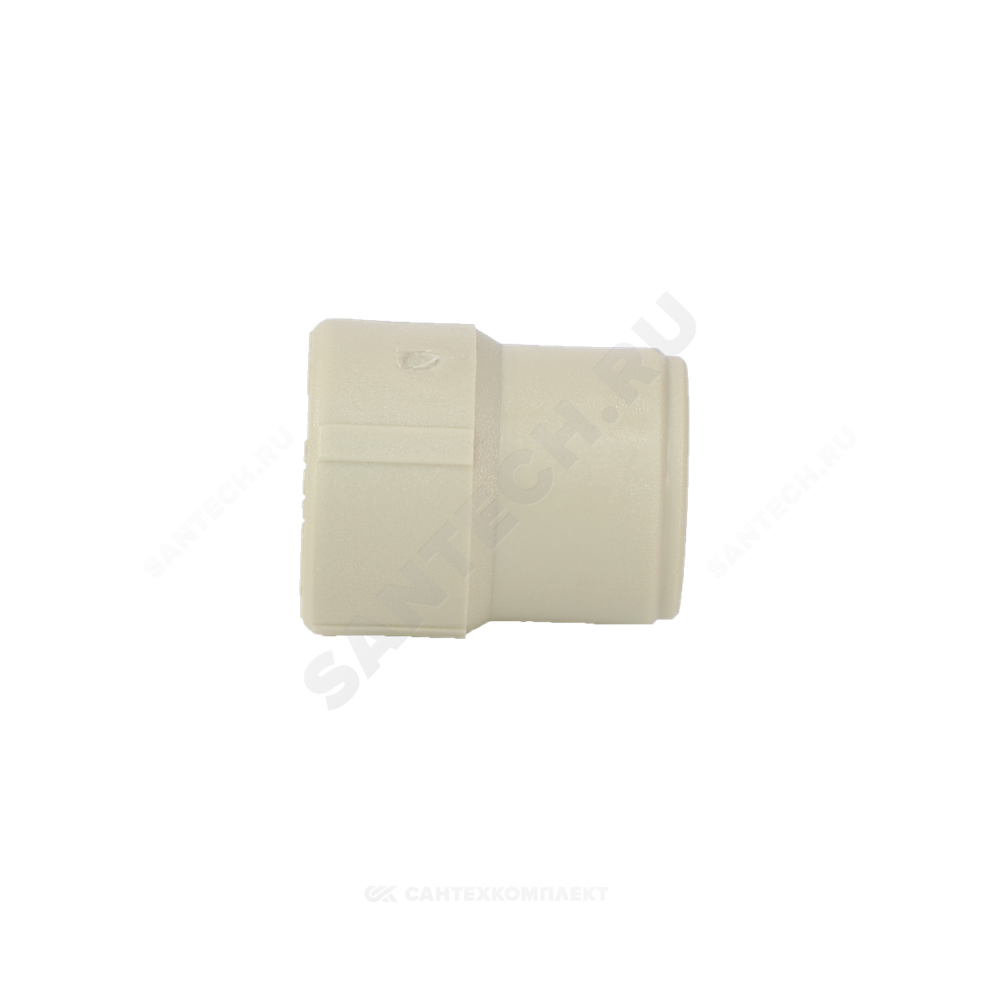 Муфта PP-R переходная серая Дн 63х25 внутр/наруж пайка VALFEX 10006325Г