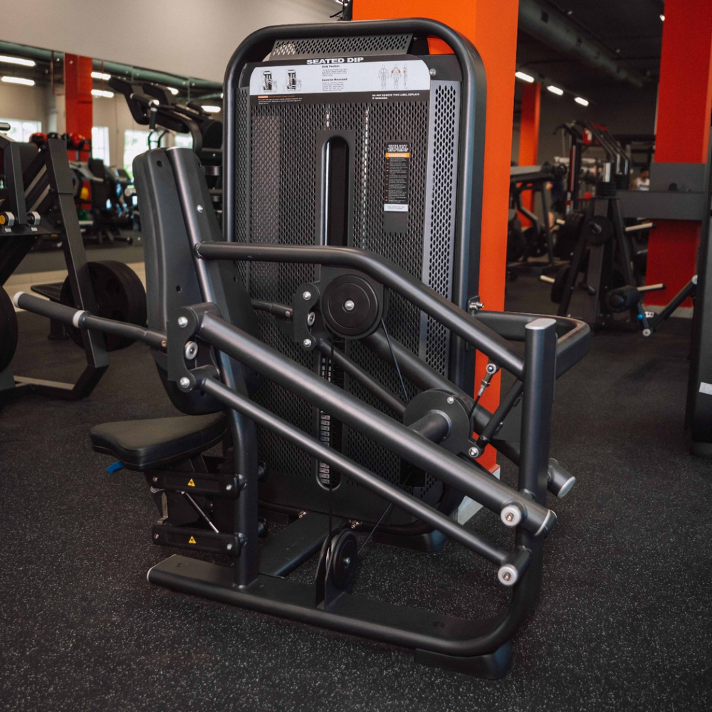 E7026JZ Трицепс-машина. Имитация отжиманий. Стек 135 кг