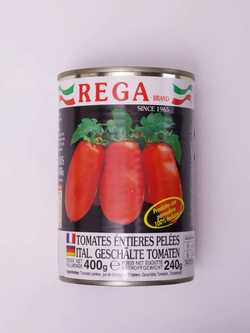 REGA, Томаты целые очищенные, консервированные, 400 г, Италия