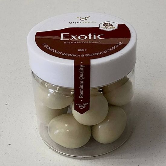 Сосновая шишка в белом шоколаде, 100 г