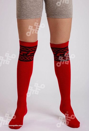 Гольфы из монгольской шерсти