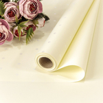 Пленка В рулоне 10 м х 58 см "Мелкий горошек" (Белый)