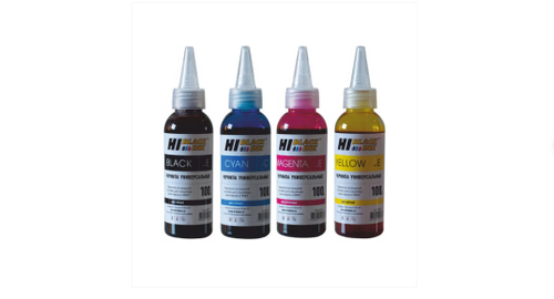 Чернила для Epson универсальные, Hi-color, 4х100 мл, водные, комплект.