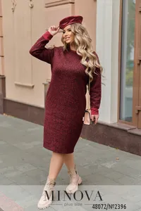 Платье 2396-красный Minova