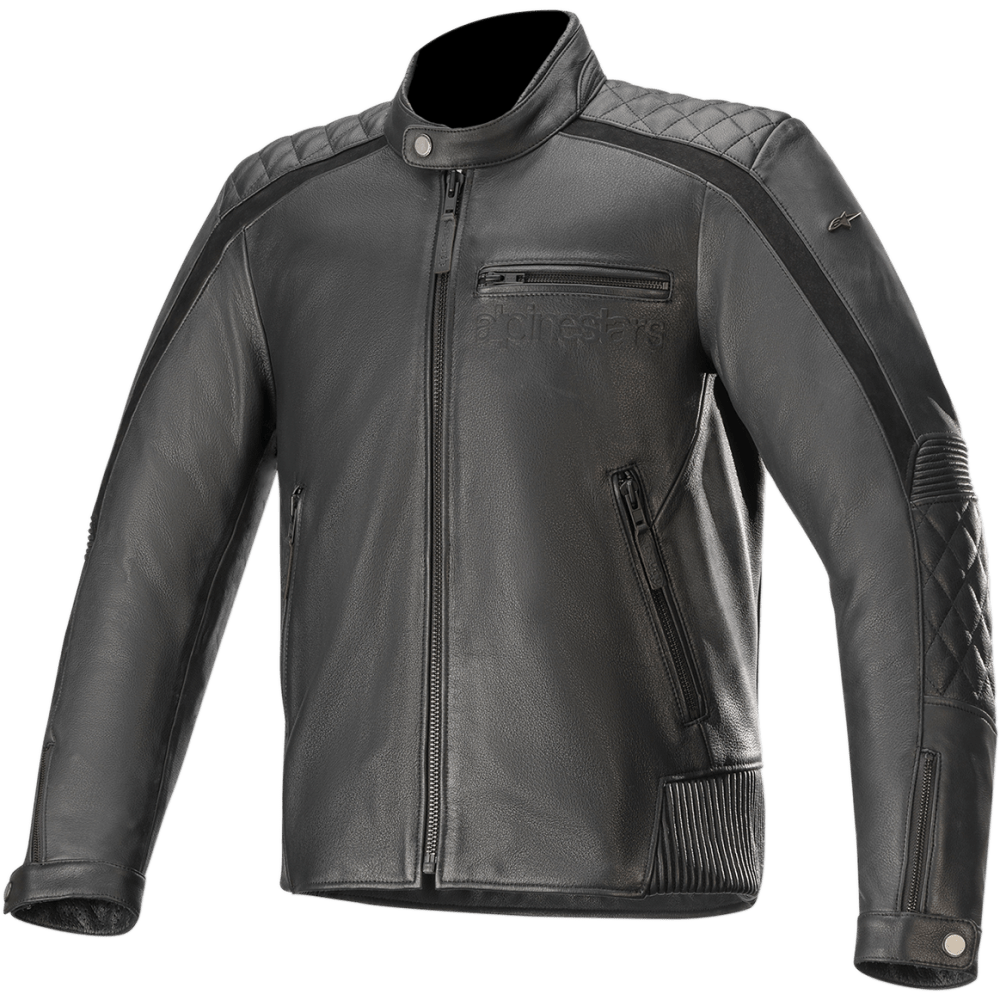 ALPINESTARS Мотокуртка мужская кожаная HOXTON V2 LTHR JK черная 3105520