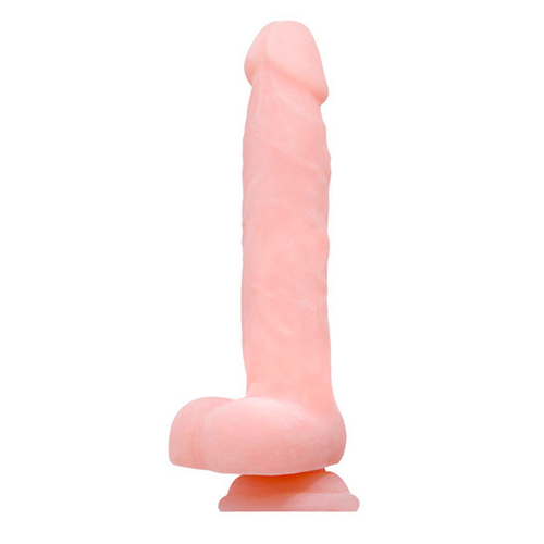 Телесный фаллоимитатор 21,5см с присоской Baile Super Dildo BW-008092N