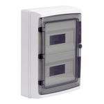 Щит распределительный настенный с дверцей 24 мод.,IP65, серый, с клеммным блоком 63А DKC