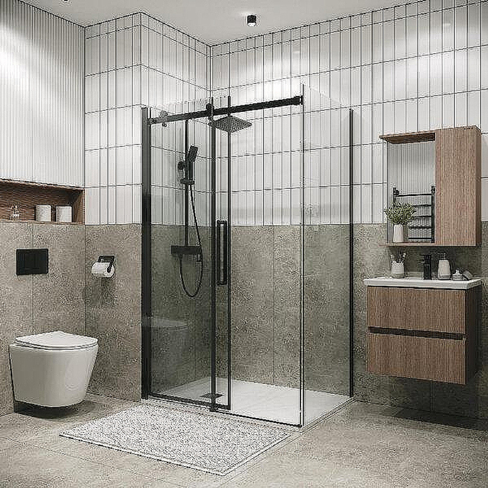 Душевой уголок Grossman Classic 110х80 120.K33.04.1180.42.00 стекло прозрачное/профиль графит сатин