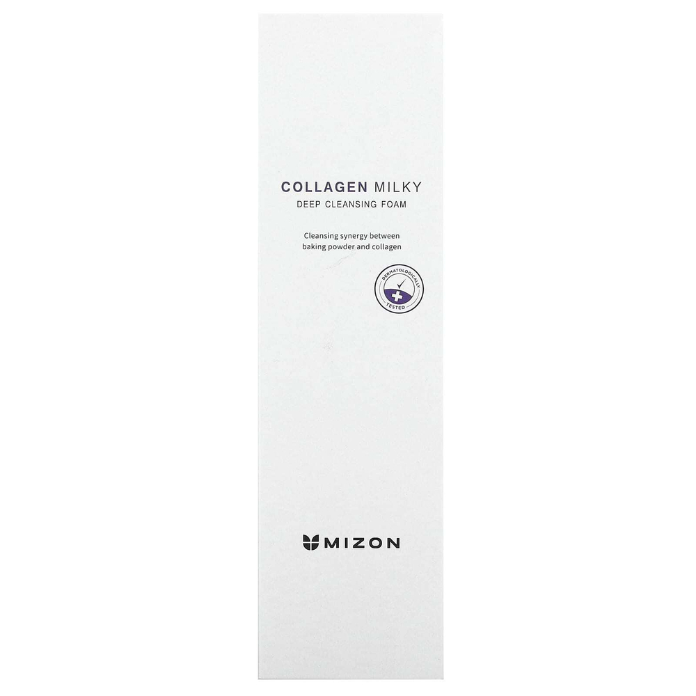 Mizon, Collagen Milky, пенка для глубокого очищения кожи, 150 г (5,29 унции)