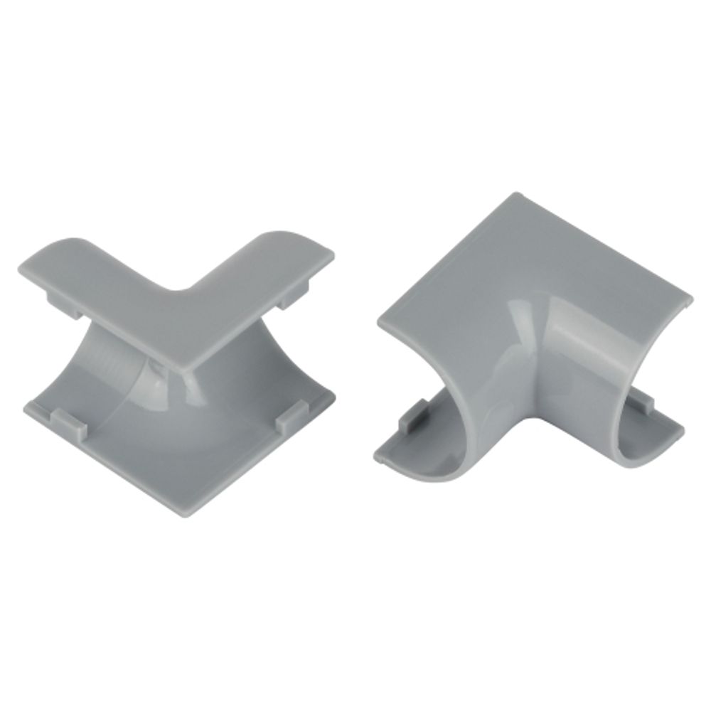Внутренний угол ЭРА IC-KK-20-12-F для полукруглого кабель-канала серый 20х12мм 2шт/комплект