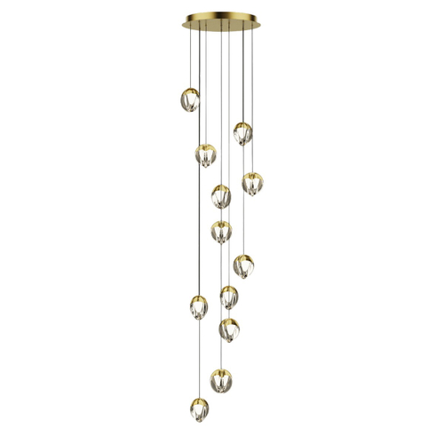 Подвесной светильник MD24001033-12A gold/clear