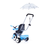 Велосипед 3-х кол. "Амиго №2" мяг. сиденье с огражд., ручкой, сумкой, зонтиком (Полесье)