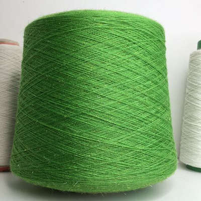 COMETA - Biella Yarn; 90% меринос, 10% люрекс; 1400м/100гр; col. 28110 зеленый весенний; есть мал. бобинка 261гр. S708