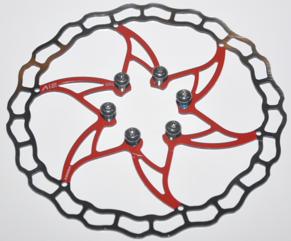 Тормозной диск Ashima ARO-09 (203mm) Ai2 Super Lite Red