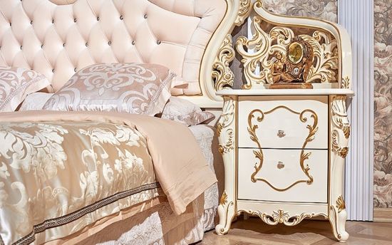 Тумба прикроватная ДЖОКОНДА крем глянец