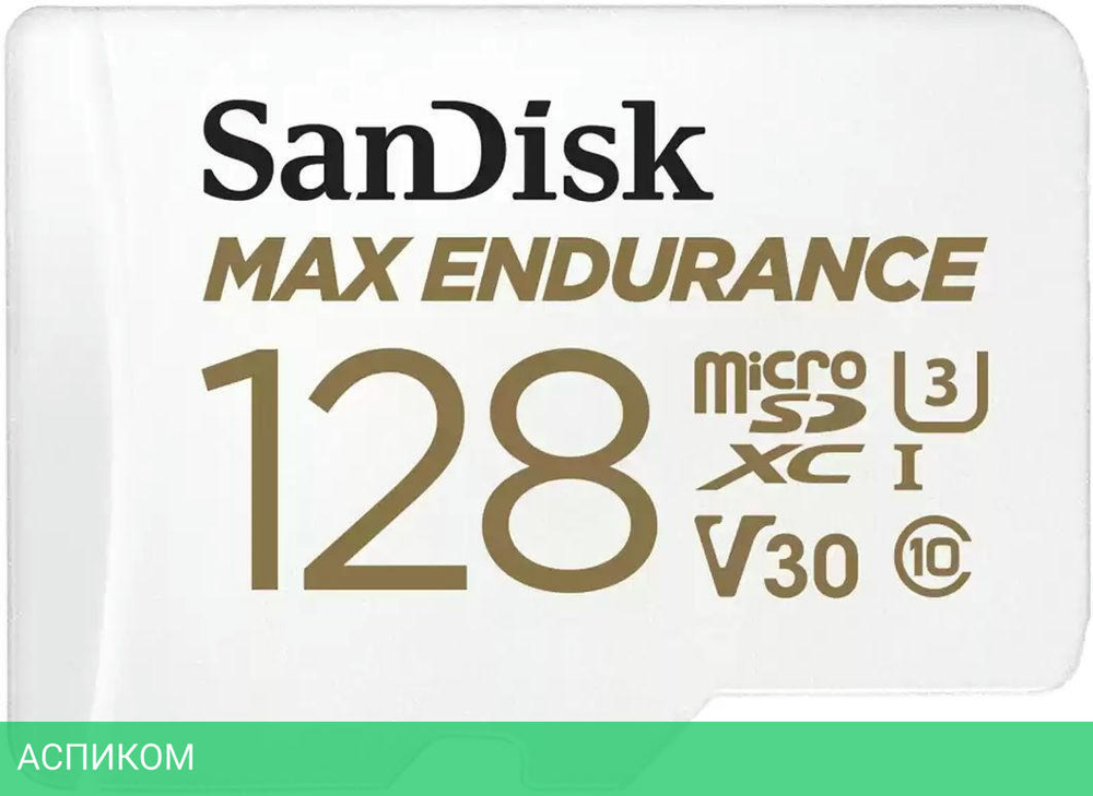 Карта памяти SanDisk microSDXC 128GB с адаптером (SDSQQVR-128G-GN6IA)