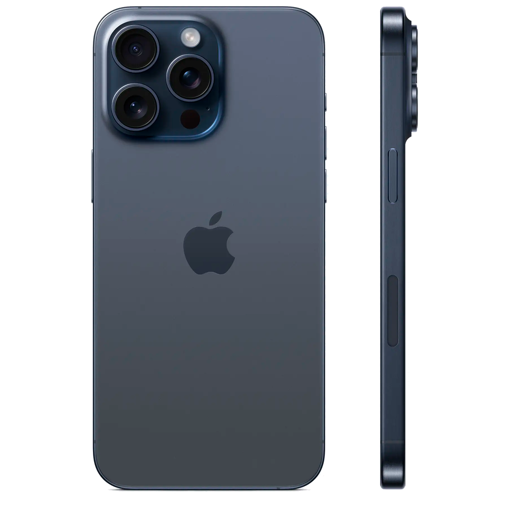 Смартфон Apple iPhone 15 Pro Max 512GB eSIM, Blue Titanium (Синий)