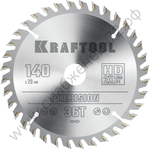 KRAFTOOL PRECISION 140х20мм 36Т, диск пильный по дереву
