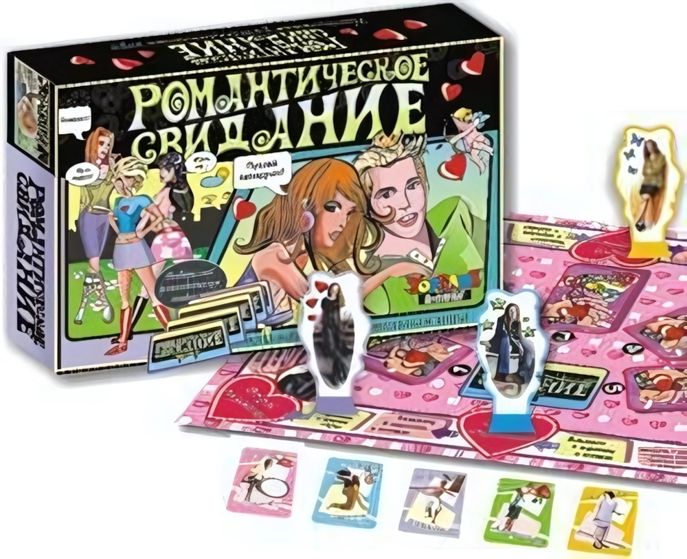 Настольная игра ТГ "Романтическое свидание" (для девочек) (Оригами)