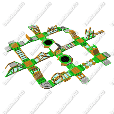 Коммерческий аквапарк «Тропическое приключение» 50×50×3 м