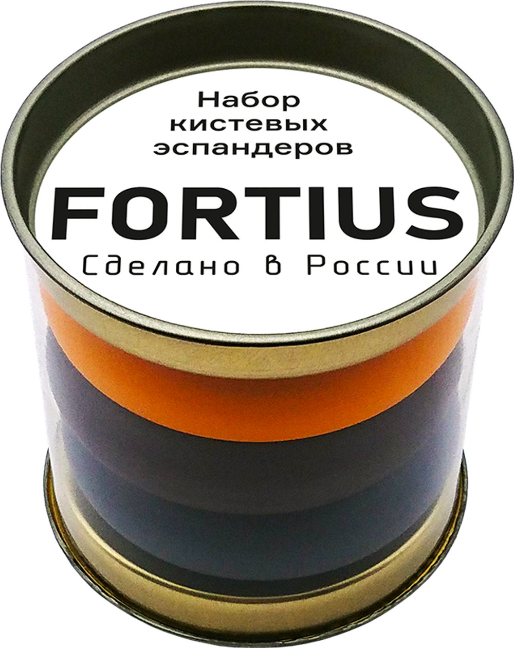 Эспандеры кистевые "Fortius" набор 3шт 40,50,60кг тубус