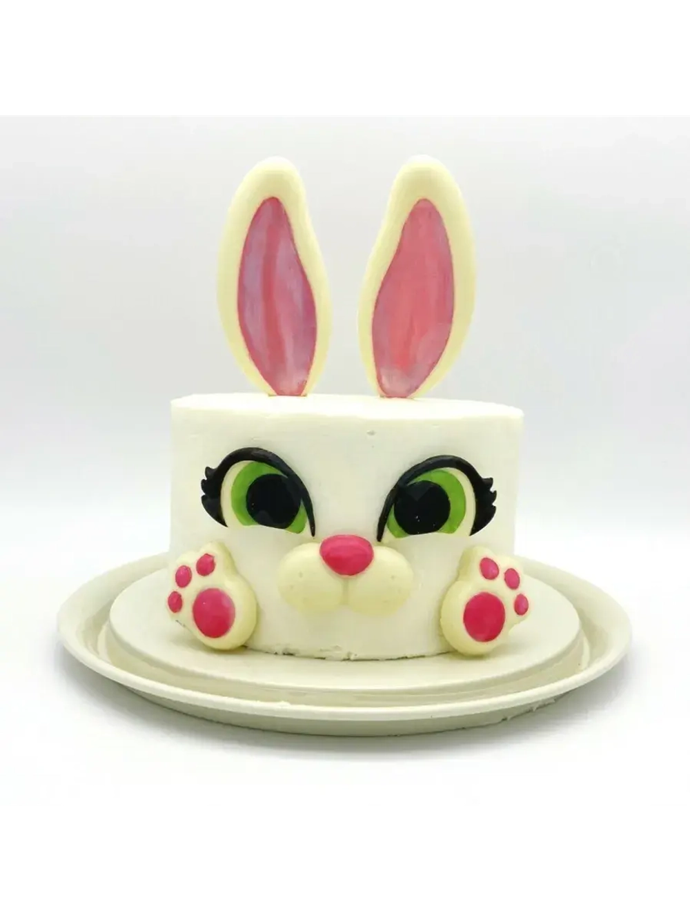 Пластиковая форма для шоколада Заяц / Глазки, ушки, лапки, хвост