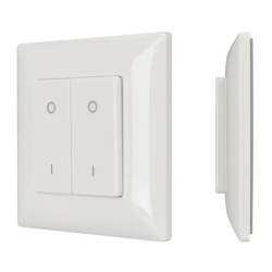 Панель SMART-P47-DIM-P-SUF (3V, 2 зоны, Knob, 2.4G) (Arlight, Пластик) 028301