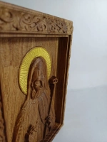 Освященная Икона святителя Митрофана Воронежского из дуба