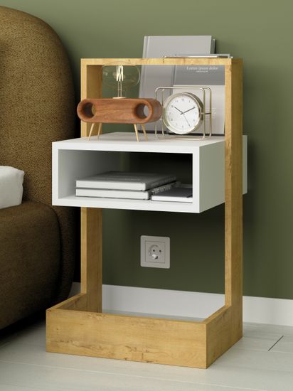 дуб бунратти / белый